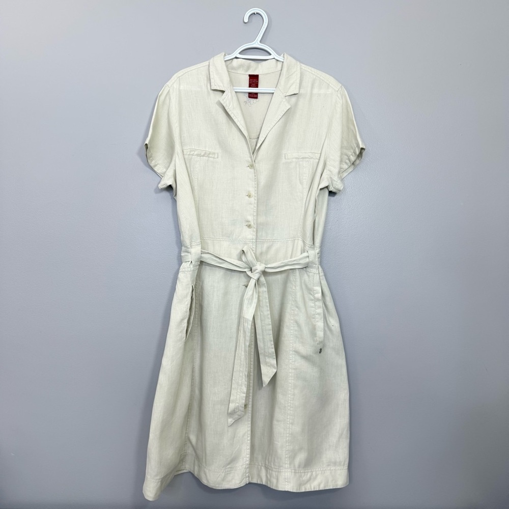 OLSEN 100% Linen Dress size L/14